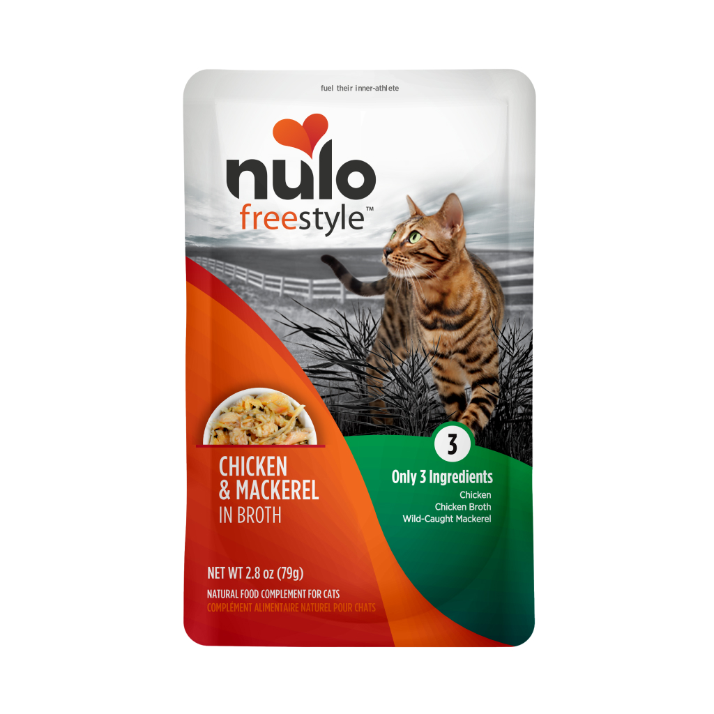 Nulo FreeStyle Cat Chicken & Mackerel in Broth Pouch, 2.8-oz image number null