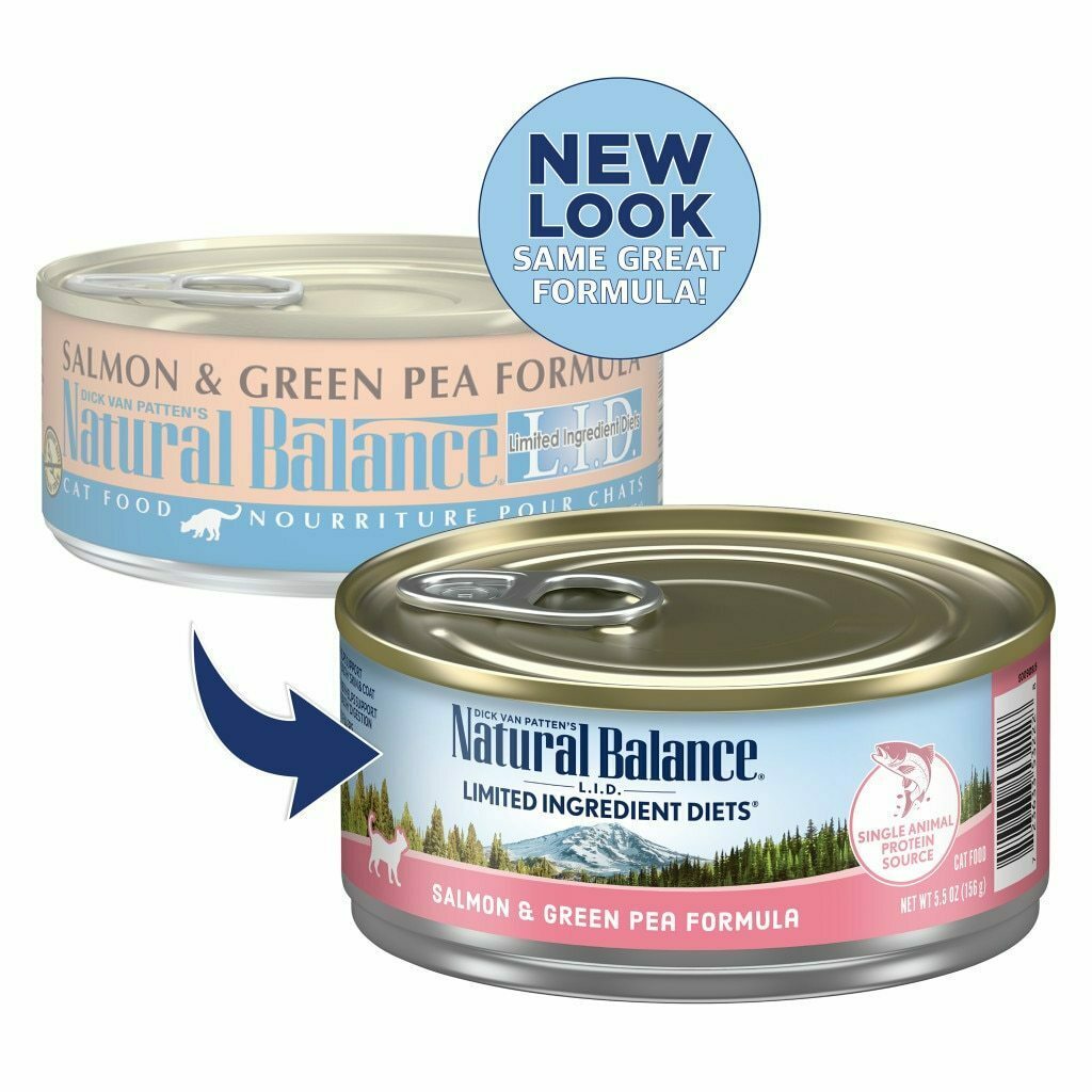 5.5-oz Limited Ingredient Salmon And Green Pea Formula Wet Cat Food image number null