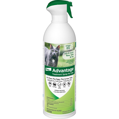 Advantage Flea & Tick Treatment Spray For Cats, 8 Fl.-oz
