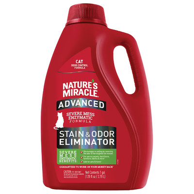 Nature's Miracle Cat Advanced Stain And Odor Remover, 1-gal