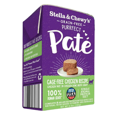 Stella & Chewy's Cat Purrfect Pate, Cage Free Chicken Recipe, 5.5-oz