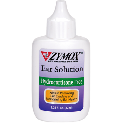 Zymox Enzymatic Ear Solution Hydrocortisone Free 1.25-oz