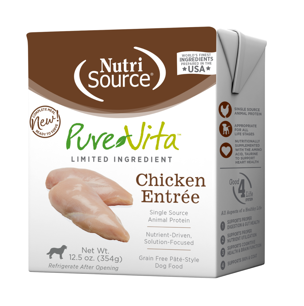 NutriSource PureVita Wet Dog Food - Chicken Pate image number null