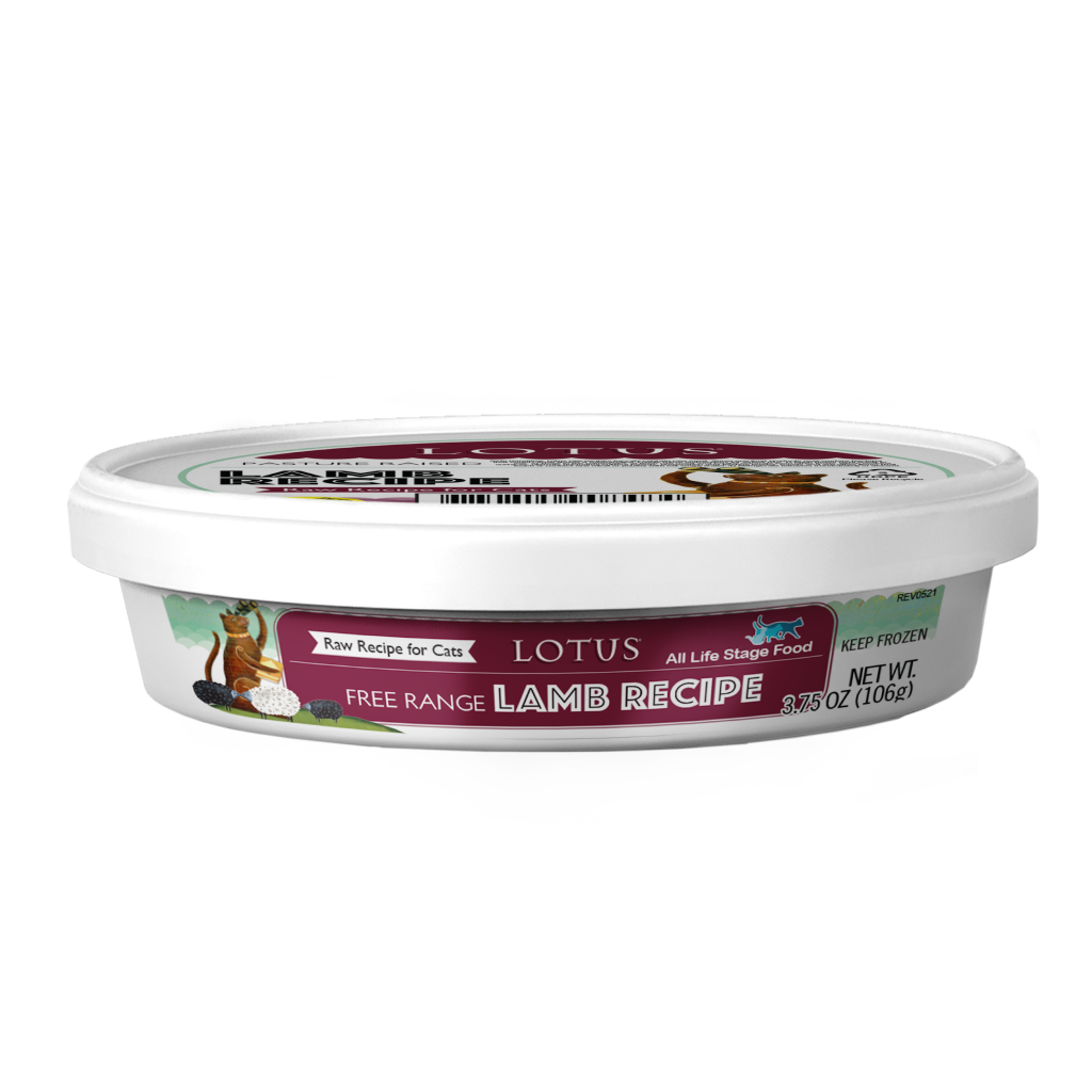Frozen Lotus Raw Pasture-Raised Lamb Recipe For Cats, 3.5-oz image number null
