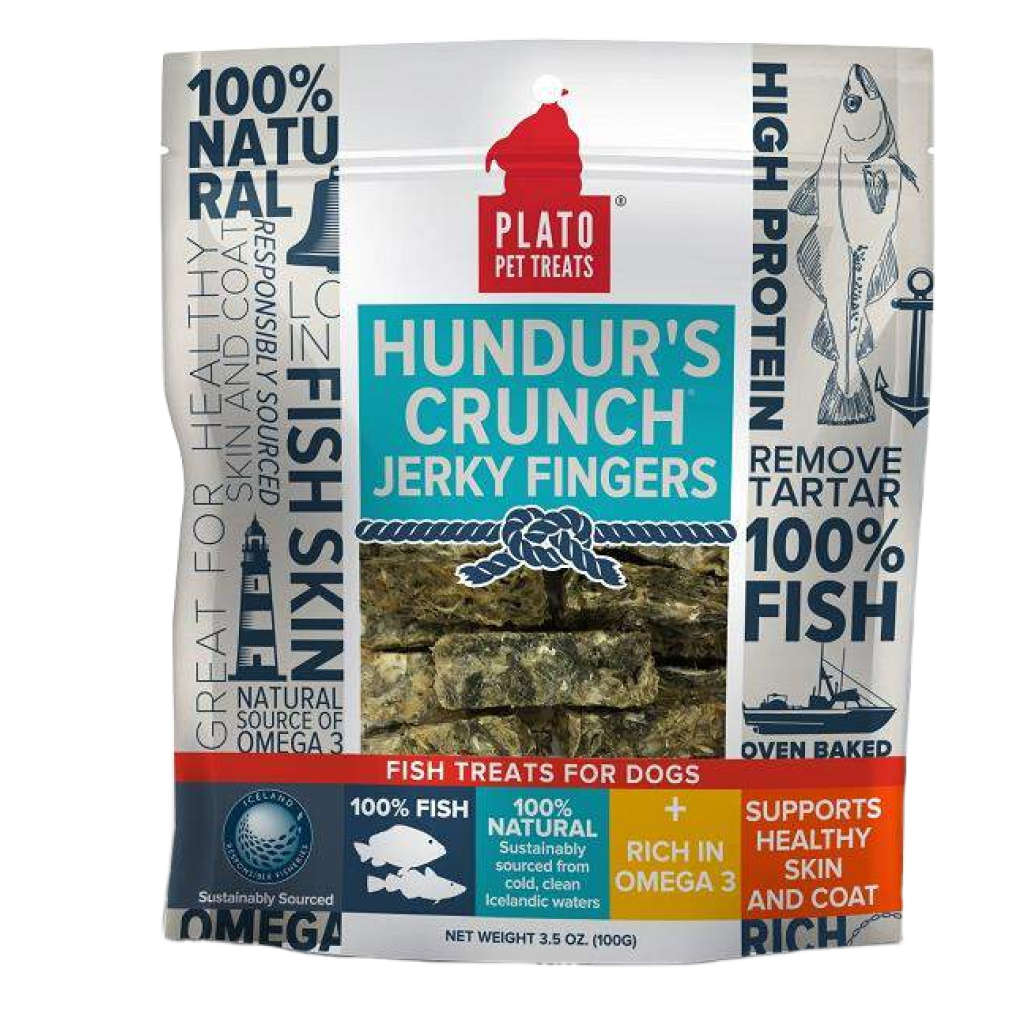 Hundur's Crunch Jerky Fingers, 10-oz image number null