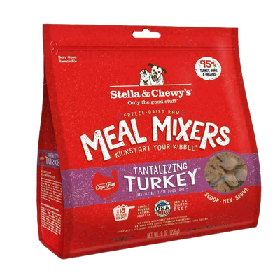 Stella & Chewy's Dog Freeze-Dried Raw, Tantalizing Turkey Meal Mixers, 8-oz
